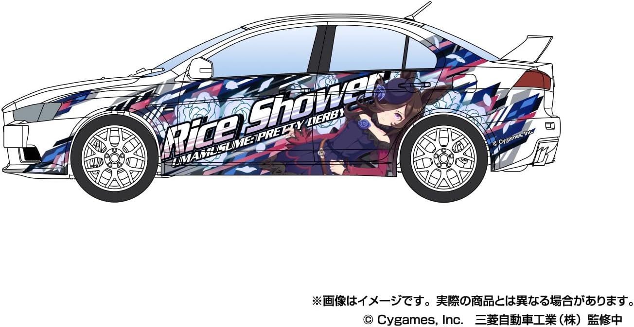 Aoshima 1/24 Itasha Series No.3 Uma Musume Pretty Derby Ver.2 CZ4A Lancer Evolution X Final Edition '15 (Mitsubishi) - Image 17