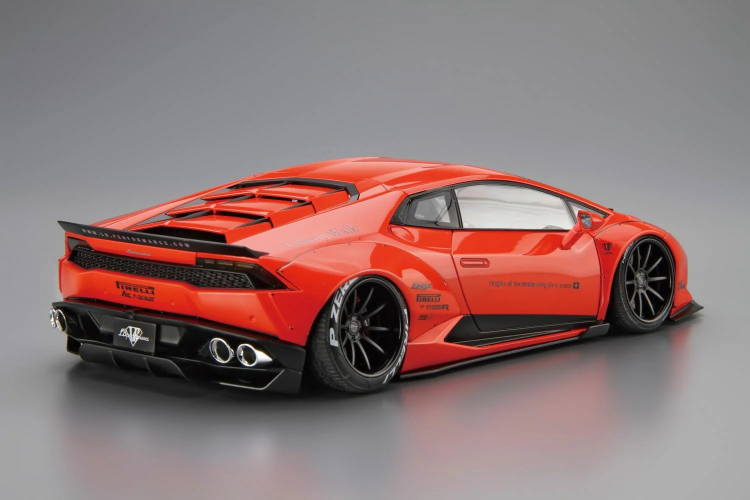 Aoshima 1/24 Liberty Walk No.15 LB Works Lamborghini Huracan Ver.1 - Image 2