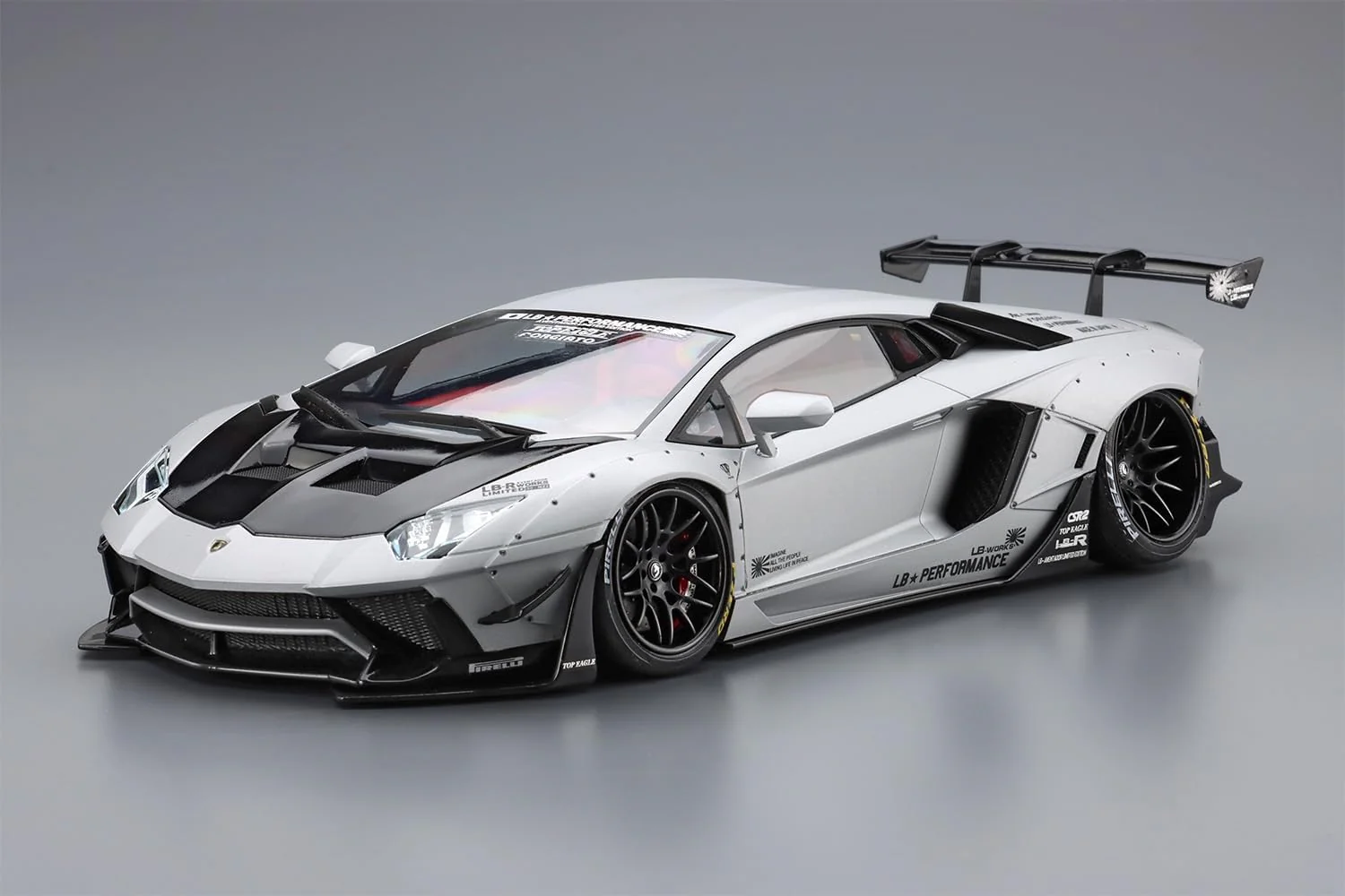 Aoshima 1/24 Liberty Walk No.19 LB Works Lamborghini Aventador Limited Edition Ver.1 - Image 4