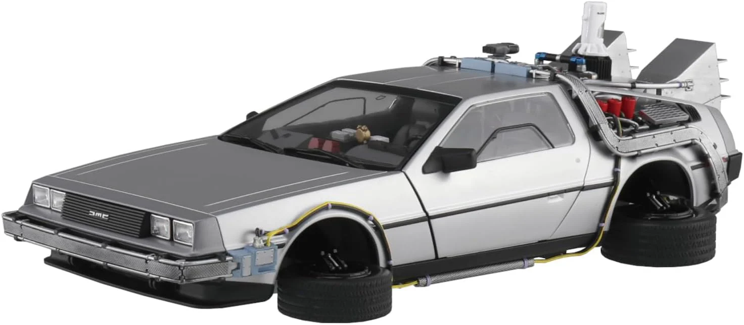 Aoshima 1/24 Movie Mecha No.BT-02 Back to the Future Part II Time Machine - Image 7