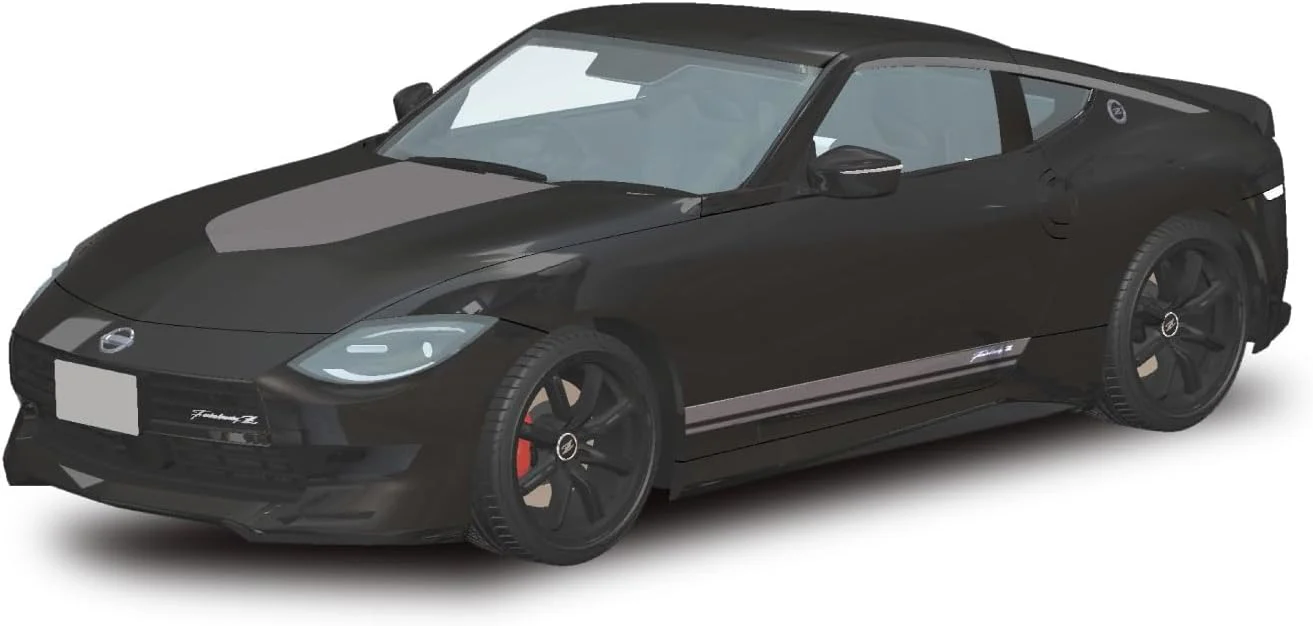 Aoshima 1/24 Rakupla Snap Car No. 07-MB RZ34 Fairlady Z Customized Edition 2024 Midnight Black