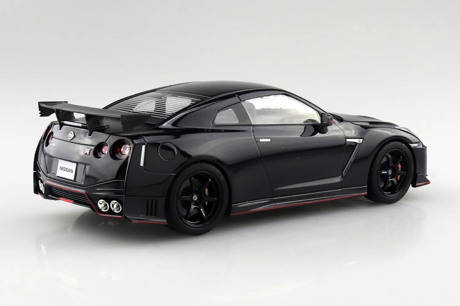 Aoshima 1/24 RakuPla Snap Kit No.05-MB R35 NISSAN GT-R NISMO 2017 Meteor Flake Black Pearl - Image 3