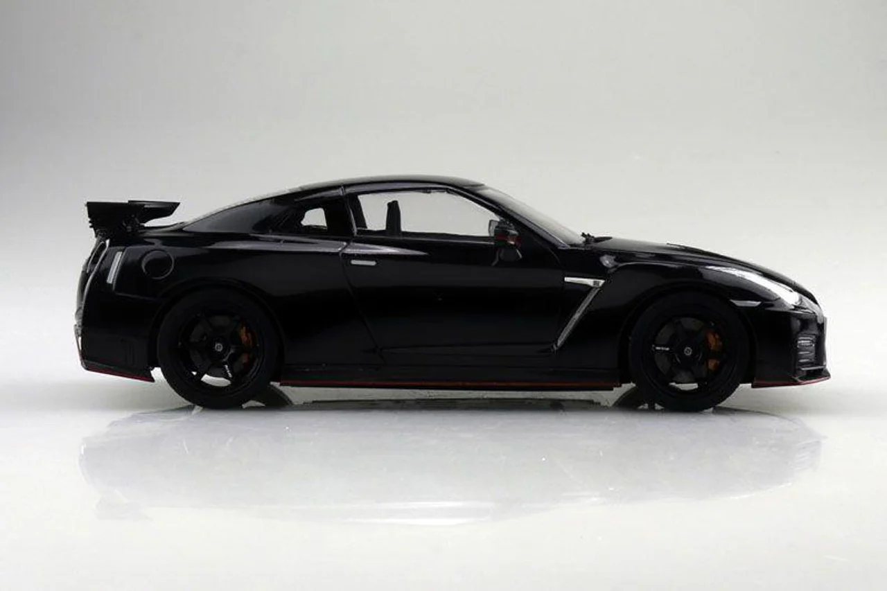Aoshima 1/24 RakuPla Snap Kit No.05-MB R35 NISSAN GT-R NISMO 2017 Meteor Flake Black Pearl - Image 5
