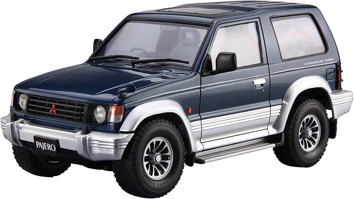 Aoshima 1/24 The Model Car No. 103 Mitsubishi V24WG Pajero Metal Top Wide XR-II 1991