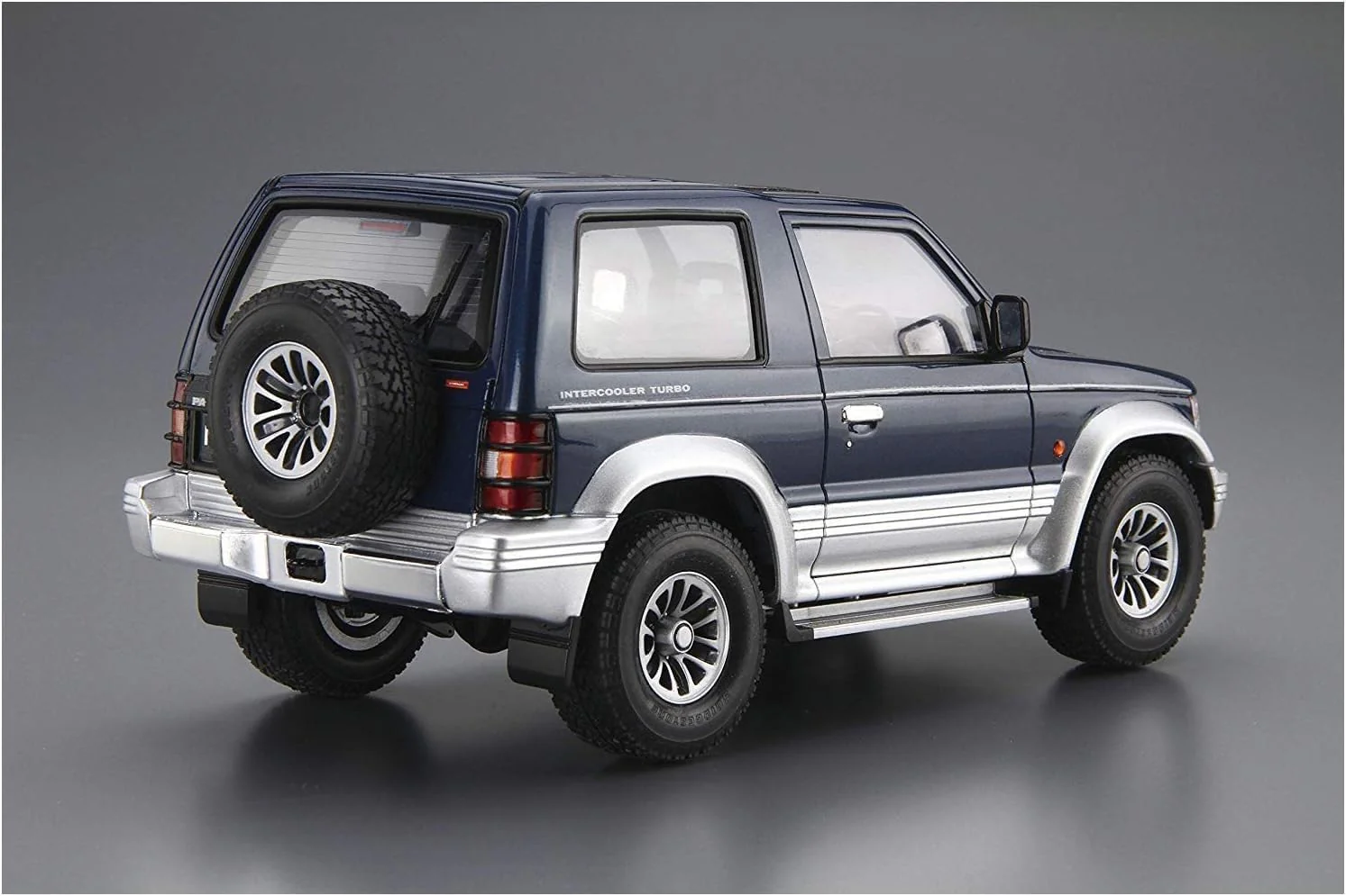 Aoshima 1/24 The Model Car No. 103 Mitsubishi V24WG Pajero Metal Top Wide XR-II 1991 - Image 4
