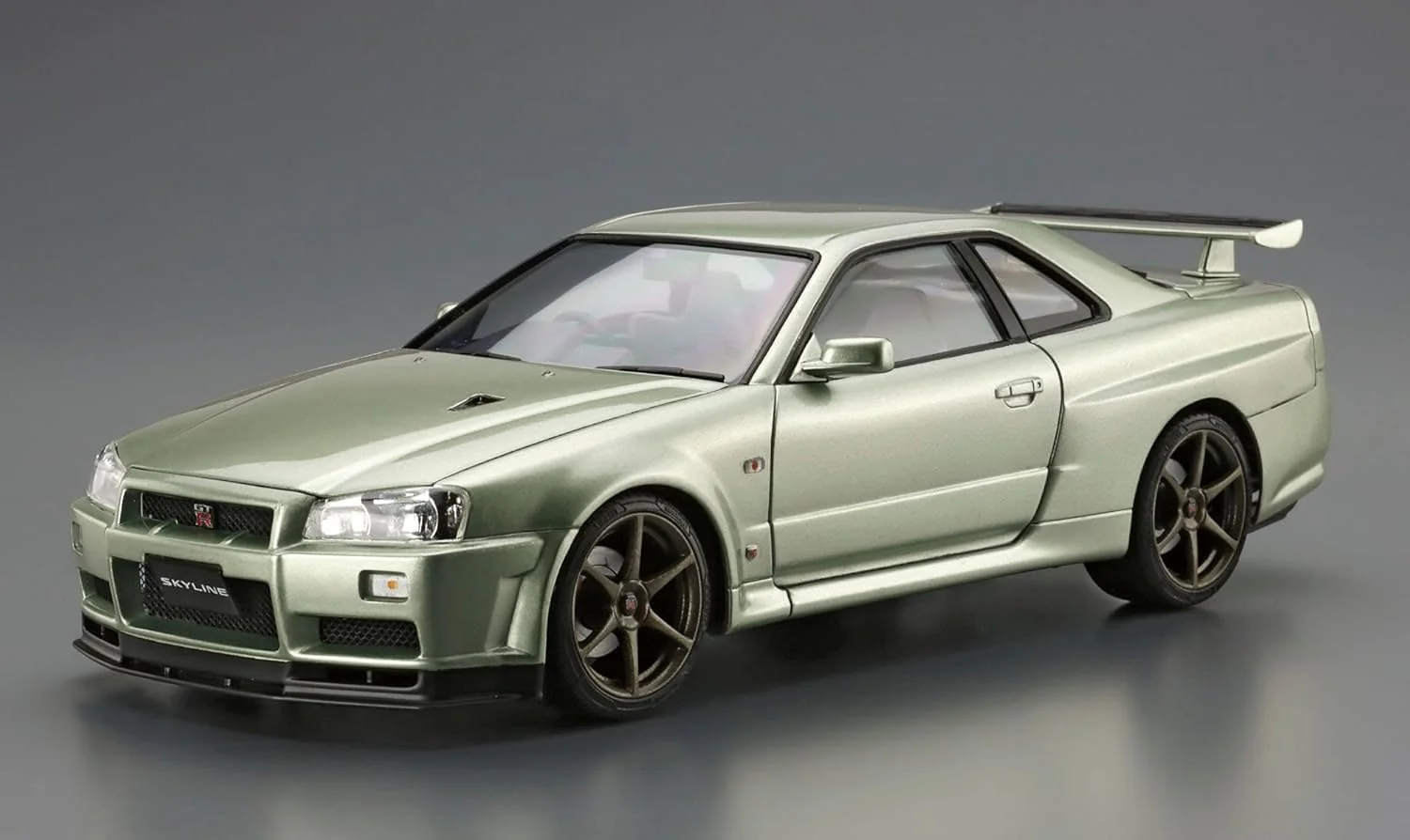 Aoshima 1/24 The Model Car No. 134 Nissan BNR34 Skyline GT-R V-spec II Nur. '02 - Image 3