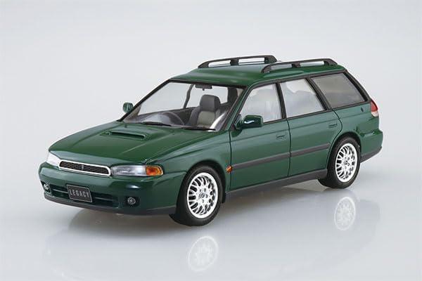 Aoshima 1/24 The Model Car No. 135 Subaru BG5 Legacy Touring Wagon '93