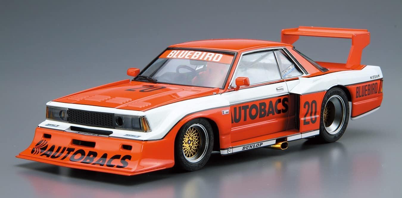 Aoshima 1/24 The Model Car No. 24 Nissan KY910 Bluebird Super Silhouette '83 - Image 3