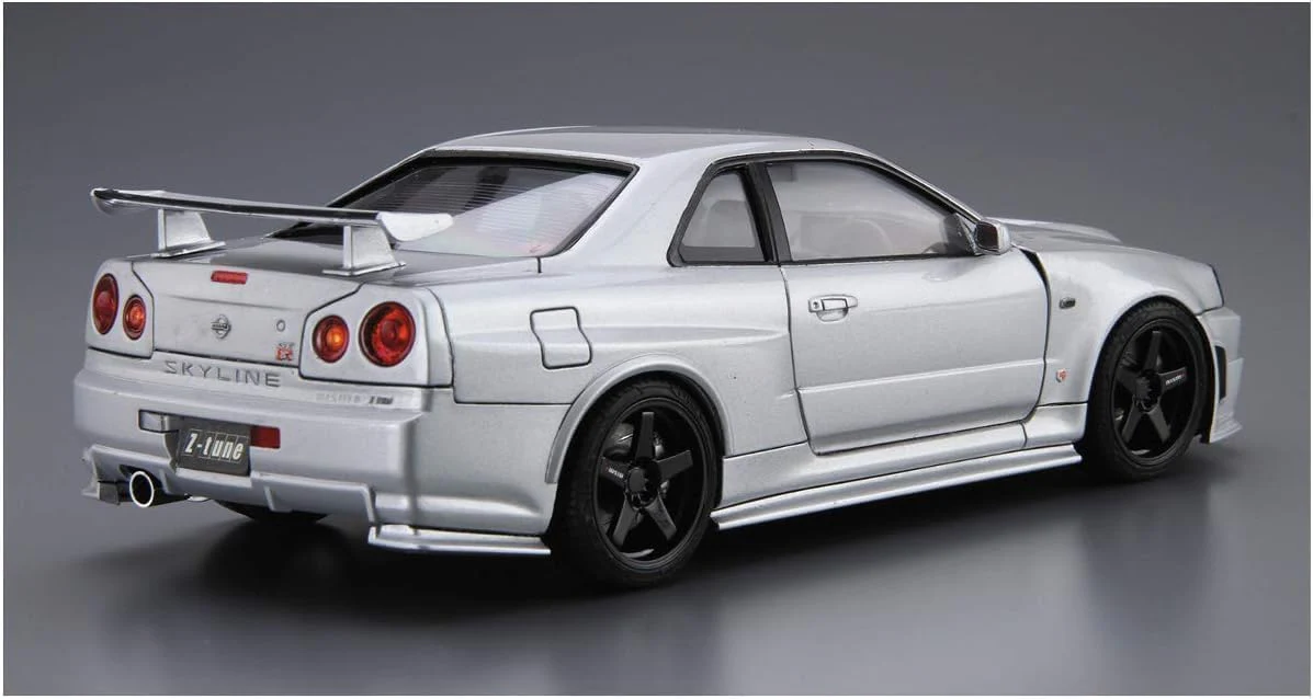 Aoshima 1/24 The Model Car No.34 Nismo BNR34 Skyline GT-R Z-tune '04 - Image 5