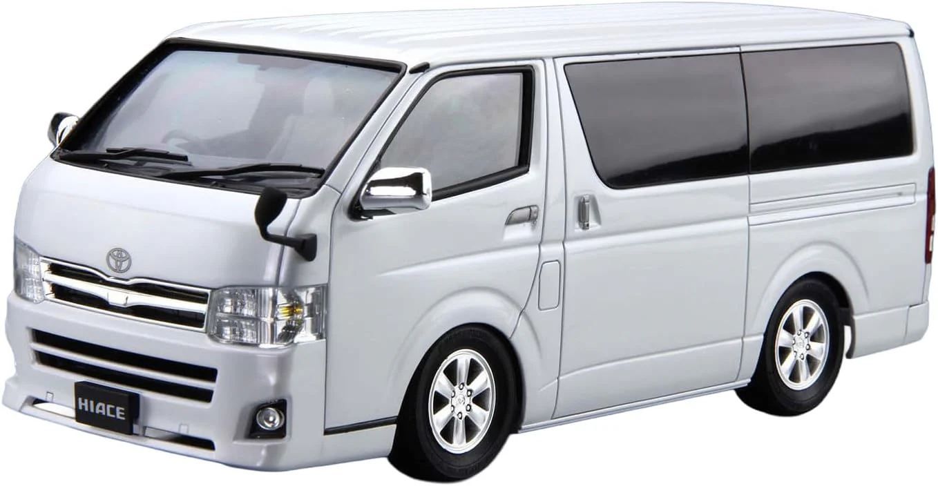 Aoshima 1/24 The Model Car No. 6 Toyota TRH200V Hiace Super GL '10