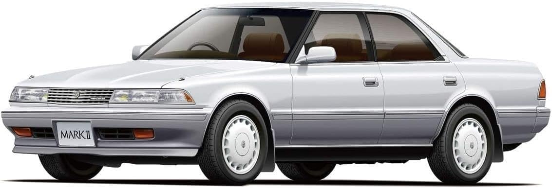 Aoshima 1/24 The Model Car No. 63 Toyota GX81 Mark II 2.0 Grande Twin Cam 24 1988