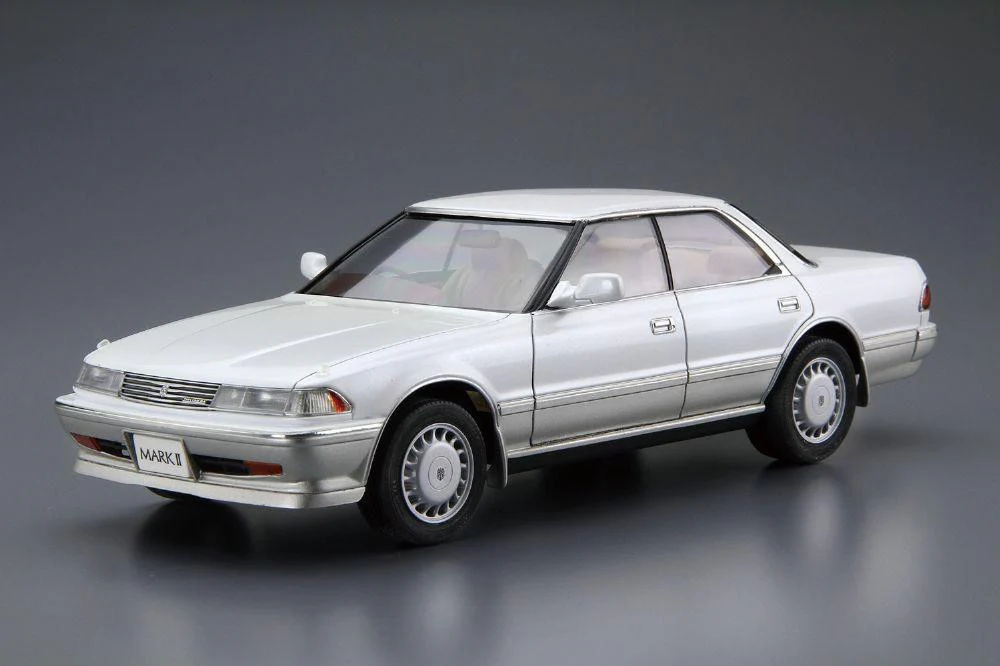 Aoshima 1/24 The Model Car No. 63 Toyota GX81 Mark II 2.0 Grande Twin Cam 24 1988 - Image 2