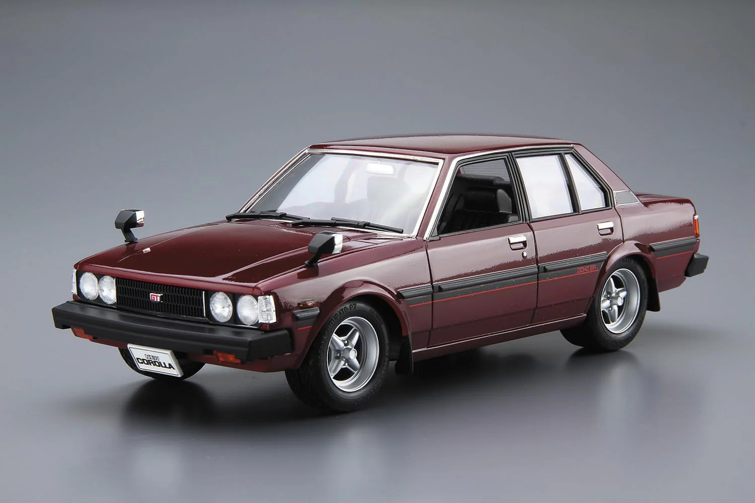 Aoshima 1/24 The Model Car No. 71 Toyota E71/70 Corolla Sedan GT/DX '79 - Image 3