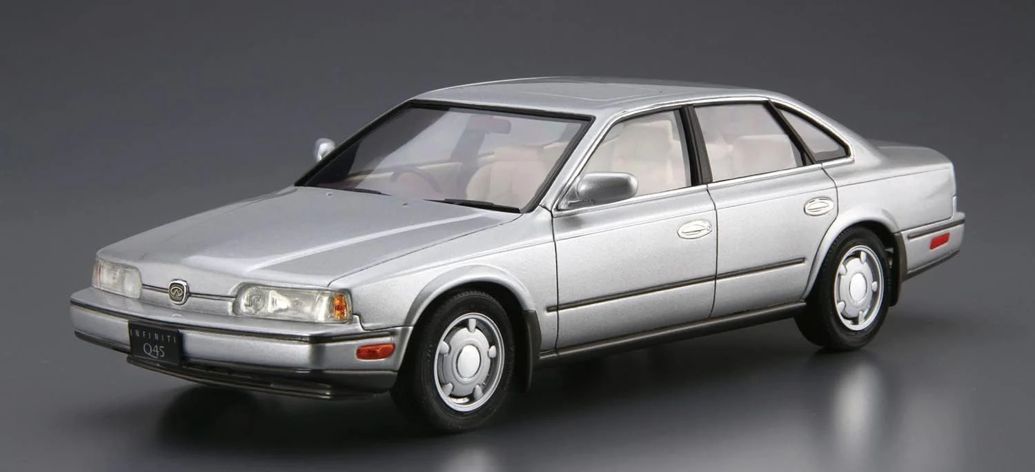 Aoshima 1/24 The Model Car No. 89 Nissan G50 President JS/Infiniti Q45 '89 - Image 5