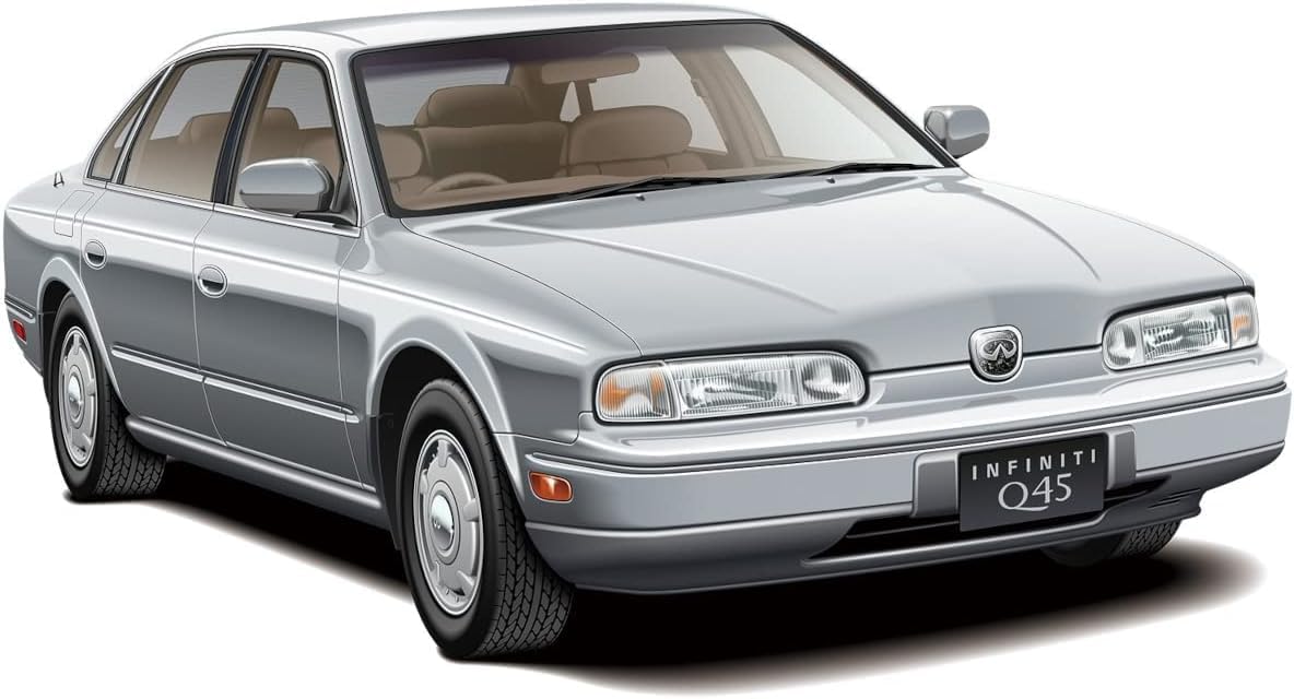 Aoshima 1/24 The Model Car No. 89 Nissan G50 President JS/Infiniti Q45 '89 - Image 8