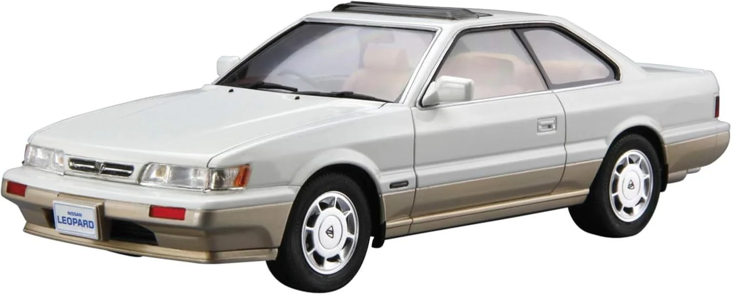 Aoshima 1/24 The Model Car Series No.111 Nissan UF31 Leopard Altima V30 Twin Cam Turbo '90 - Image 4