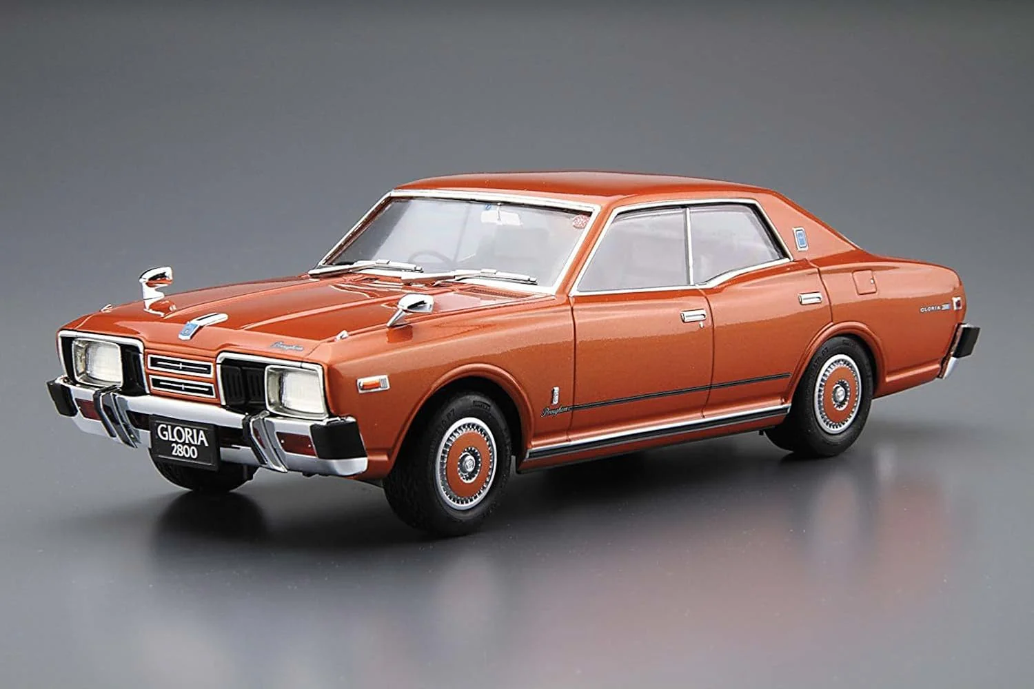Aoshima 1/24 The Model Car Series No.53 Nissan P332 Cedric/Gloria 4HT2800 Brougham '78 - Image 2