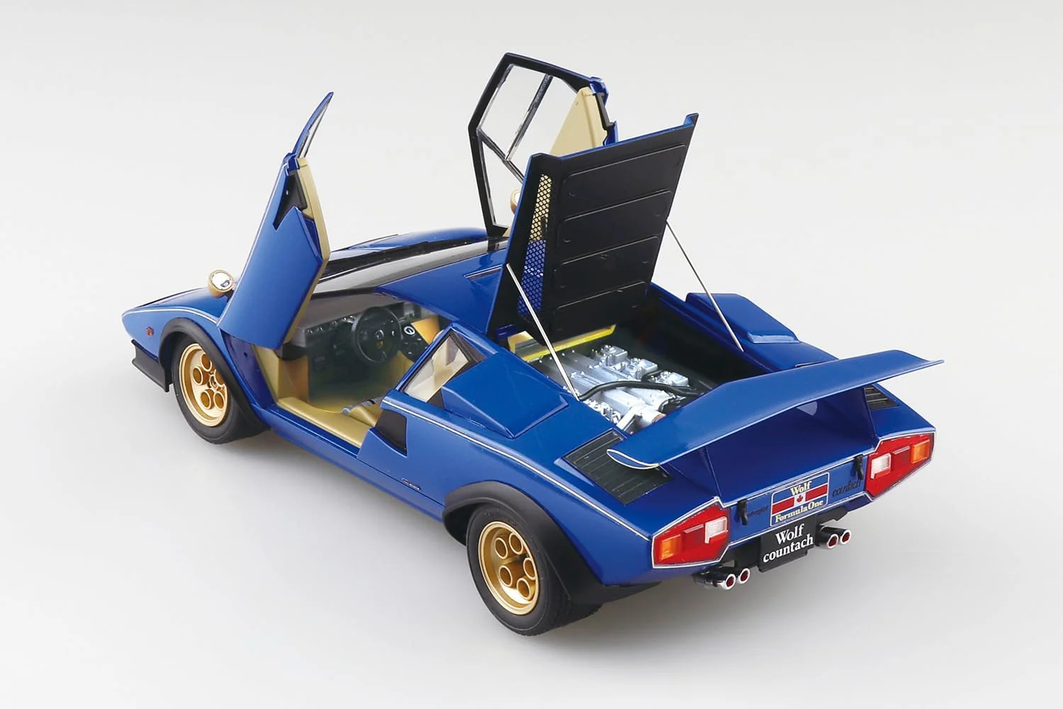 Aoshima 1/24 The Supercar No. 18 '76 Wolf Countach Ver.2 - Image 5