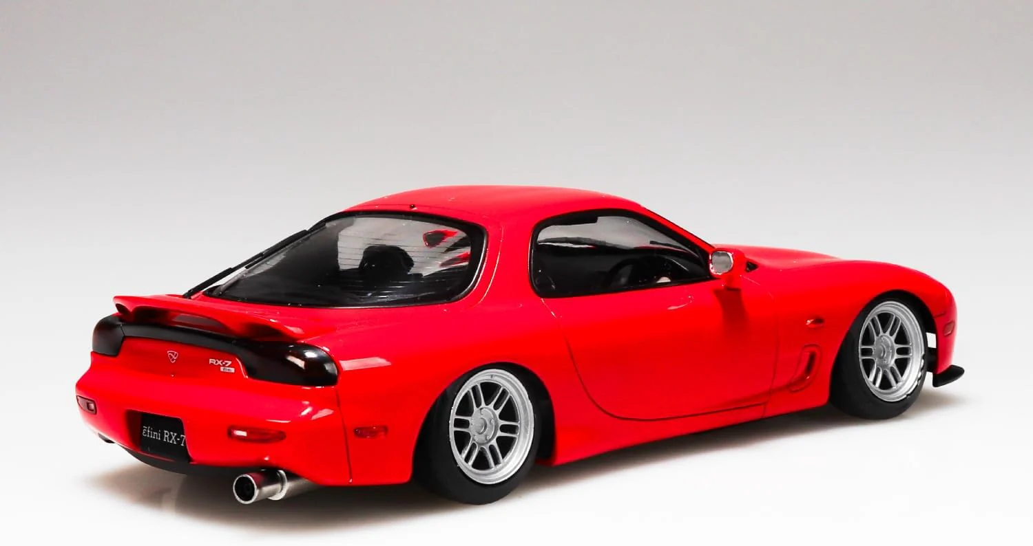 Aoshima 1/24 The Tuned Car No.106 FD3S RX-7 91 Air Suspension Custom Mazda - Image 3