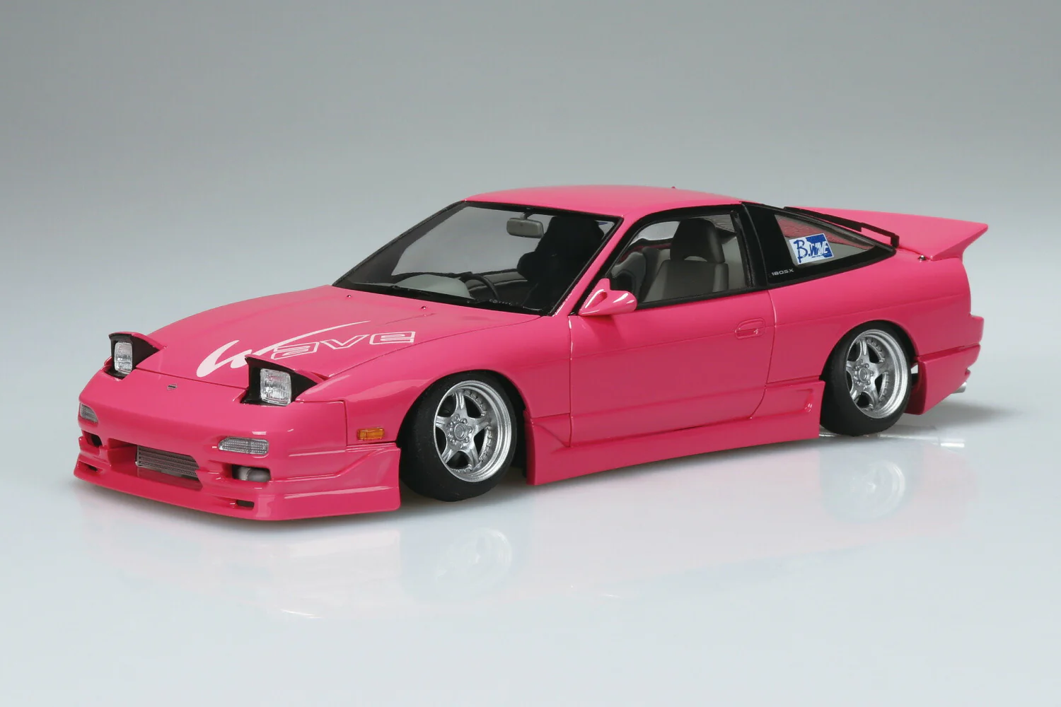 Aoshima 1/24 The Tuned Car No.109 B-WAVE RPS13 180SX '91 Ver. A Nissan - Image 5