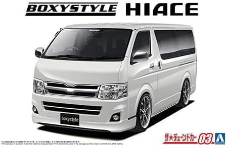 Aoshima 1/24 The Tuned Car No.3 Boxystyle TRH200V Hiace Super GL 2010 (Toyota) - Image 2