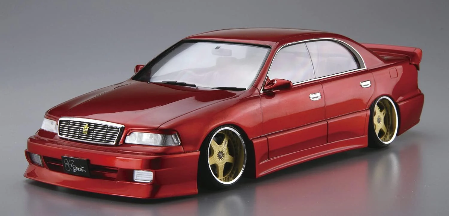Aoshima 1/24 The Tuned Car No. 31 K-BREAK UZS141 Majesta 1991 (Toyota) - Image 3