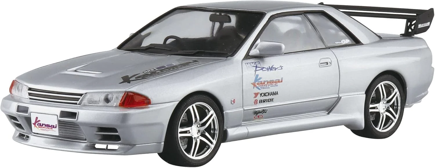 Aoshima 1/24 The Tuned Car No.76 HKS Kansai BNR32 Skyline GT-R 1990 (Nissan)