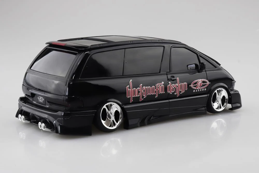 Aoshima 1/24 The Tuned Car No.96 Black Mafia TCR11W Estima 98 (Toyota) - Image 2