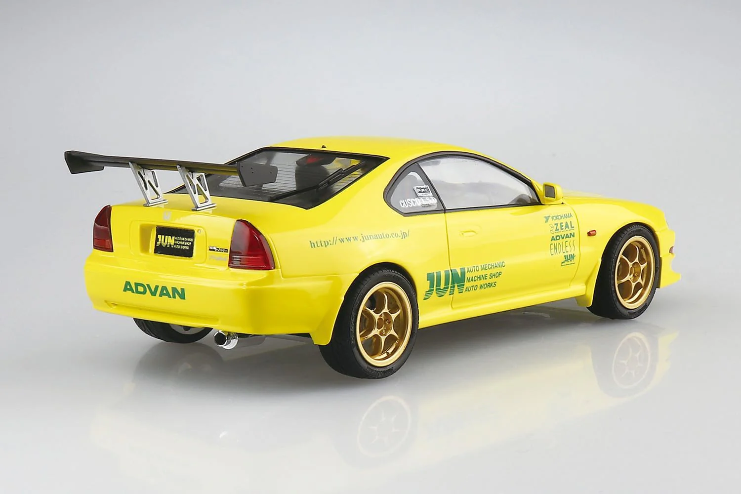 Aoshima 1/24 The Tuned Car Series No.73 Honda JUN Auto Mechanic BB1 Prelude '91 - Image 3
