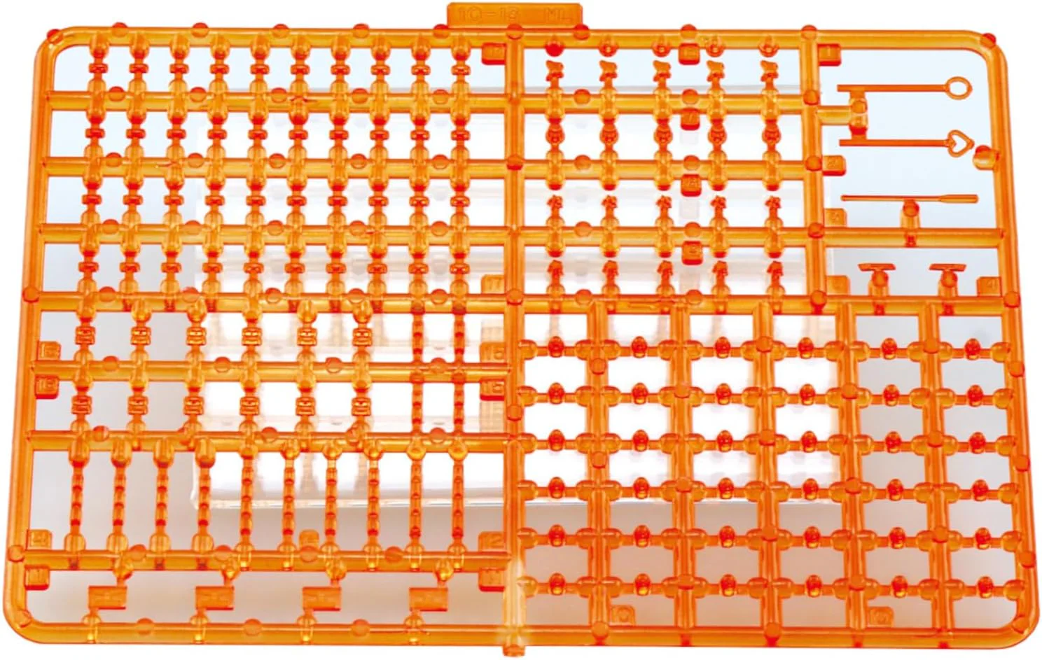 Aoshima 1/32 Decoration Truck Parts No.11-OR Marker Lamp 4 Pieces Set (Clear Orange)