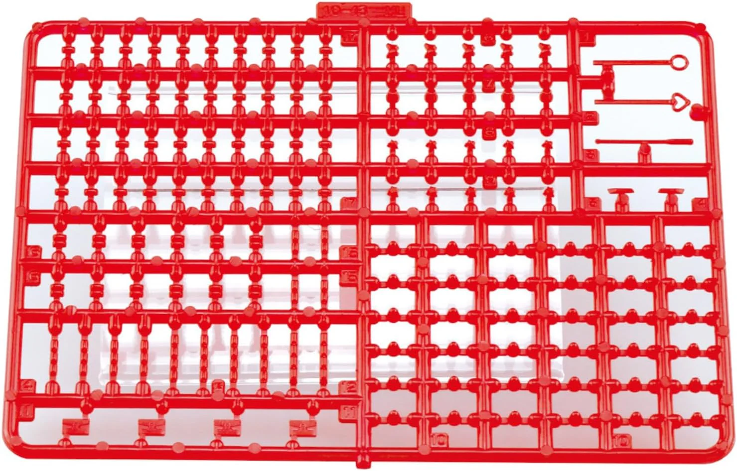 Aoshima 1/32 Decoration Truck Parts No.11-RE Marker Lamp 4 Pieces Set (Clear Red) - Image 2