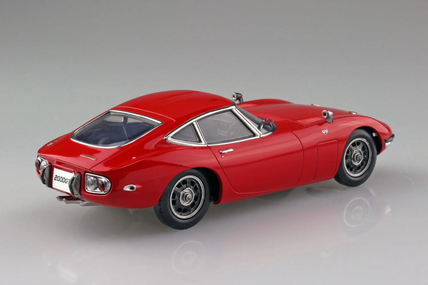 Aoshima 1/32 Easy Plastic Snap Kit No.06-SR Toyota 2000GT Solar Red - Image 2