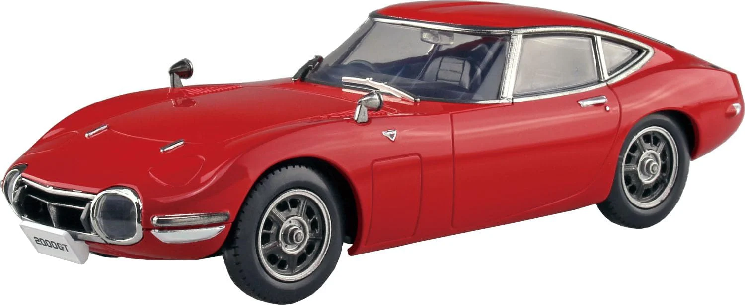 Aoshima 1/32 Easy Plastic Snap Kit No.06-SR Toyota 2000GT Solar Red - Image 4