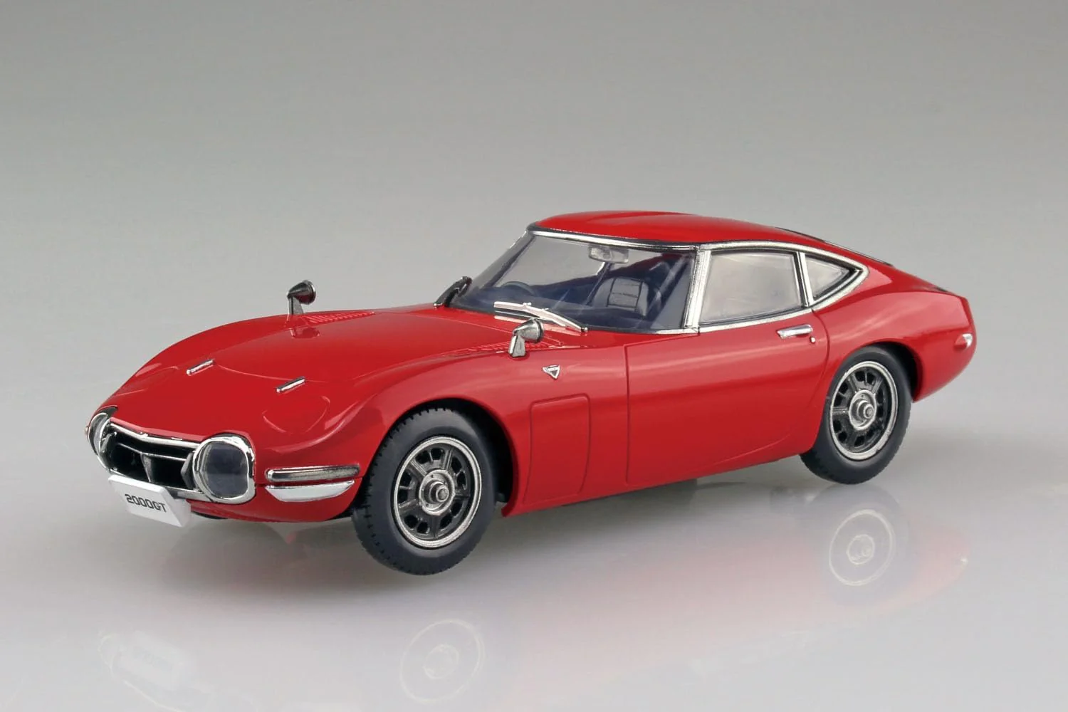 Aoshima 1/32 Easy Plastic Snap Kit No.06-SR Toyota 2000GT Solar Red - Image 6