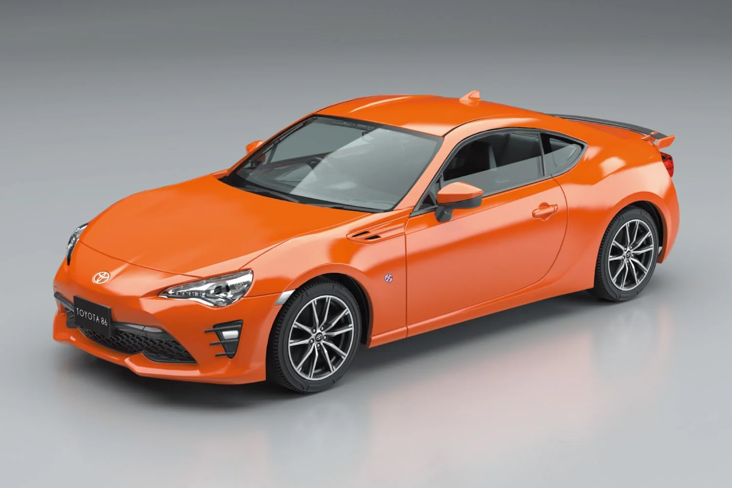 Aoshima 1/32 Easy Plastic Snap Kit No.08-OR Toyota 86 Orange Metallic - Image 3