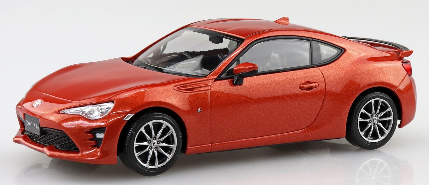 Aoshima 1/32 Easy Plastic Snap Kit No.08-OR Toyota 86 Orange Metallic - Image 6