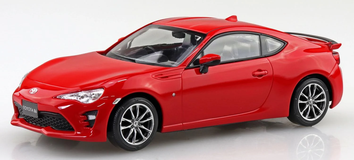 Aoshima 1/32 Easy Plastic Snap Kit No.08-PR Toyota 86 Pure Red - Image 6