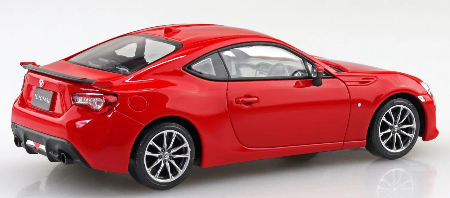 Aoshima 1/32 Easy Plastic Snap Kit No.08-PR Toyota 86 Pure Red - Image 7