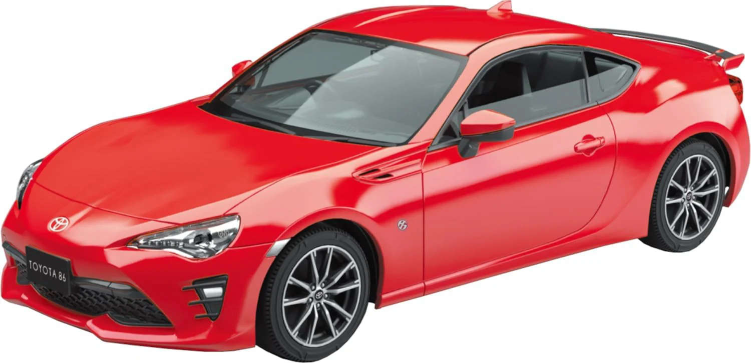 Aoshima 1/32 Easy Plastic Snap Kit No.08-PR Toyota 86 Pure Red - Image 9
