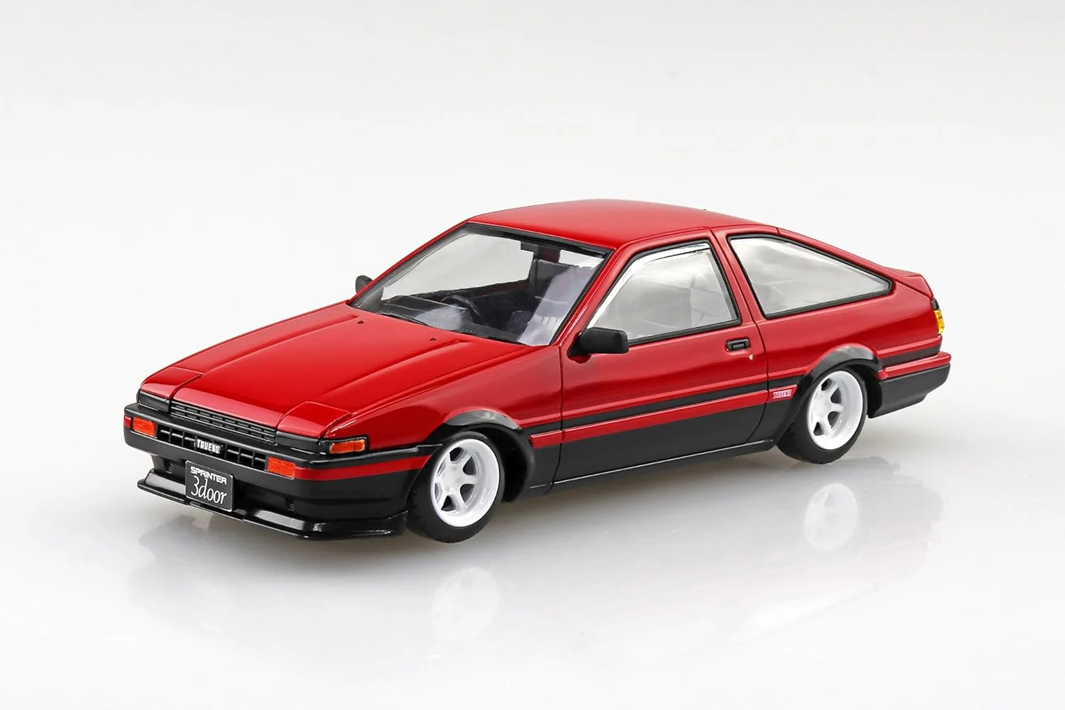 Aoshima 1/32 Easy Plastic Snap Kit No.11CU-RB Toyota Sprinter Trueno Custom (High Flash Two-tone) - Image 12