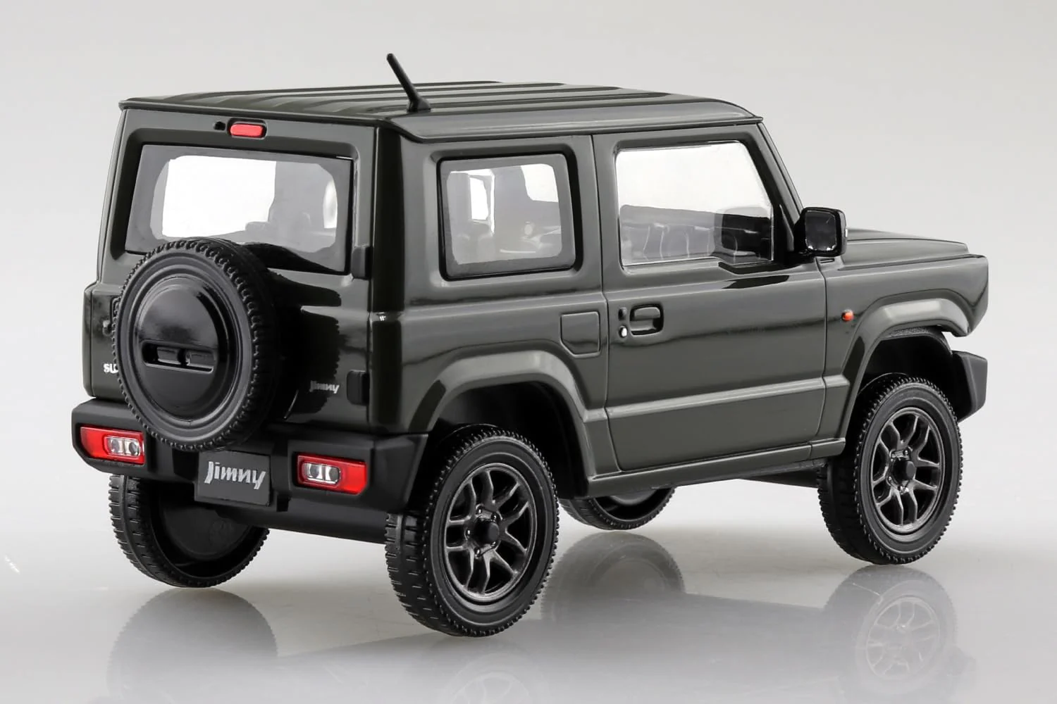 Aoshima 1/32 Raku Plastic Snap Kit No.09-JG Suzuki JB64 Jimny Jungle Green - Image 5