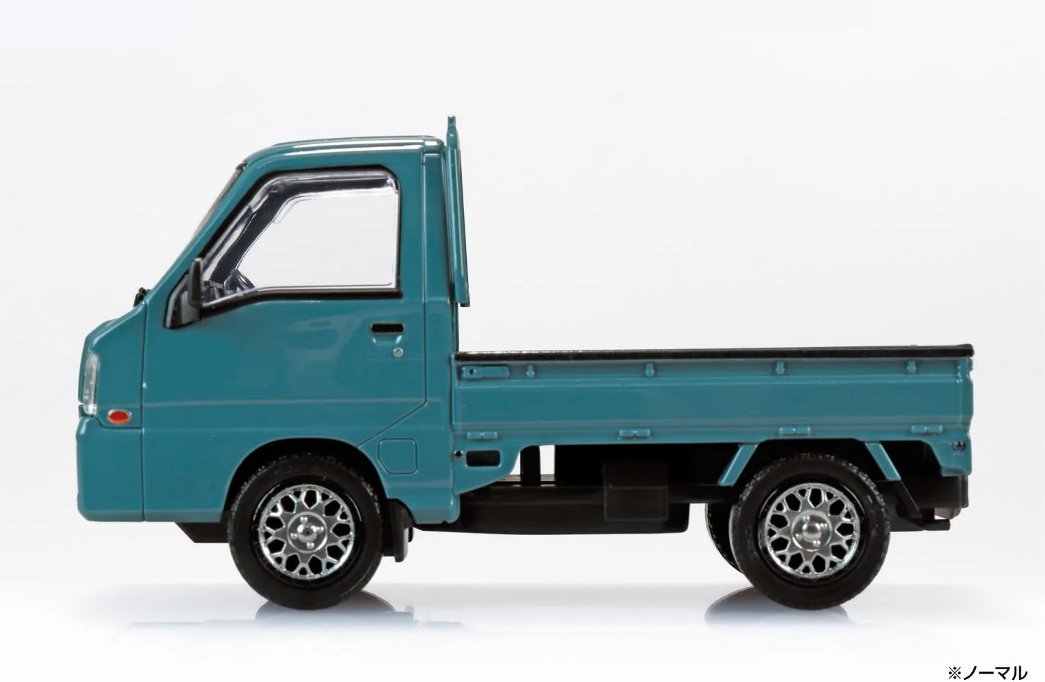 Aoshima 1/32 RakuPla Snap Kit No.05CU-BG Subaru Sambar Truck Custom Wheels Blue Gray - Image 5