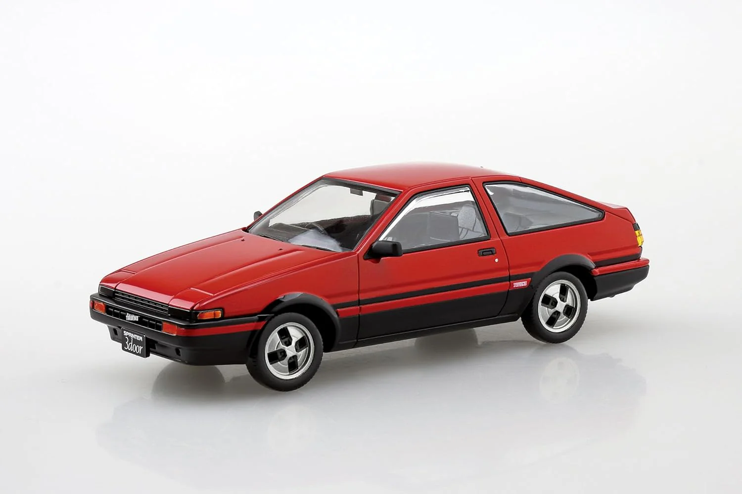 Aoshima 1/32 RakuPla Snap Kit No.11-RB Toyota Sprinter Trueno High Flash Two Tone - Image 3