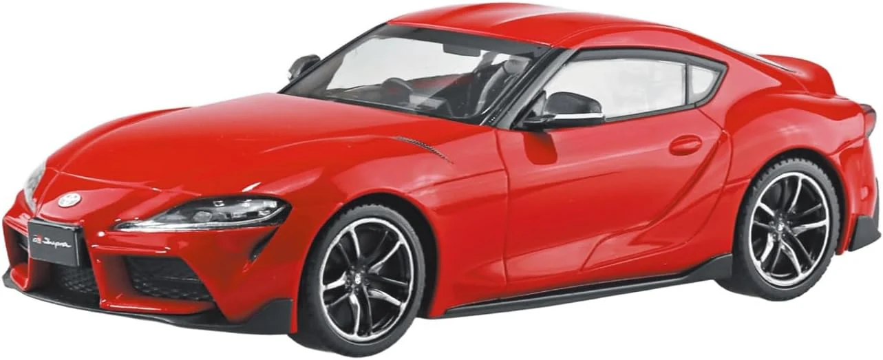 Aoshima 1/32 RakuPla Snap Kit No.13-PR Toyota GR Supra 2019 Prominence Red - Image 4