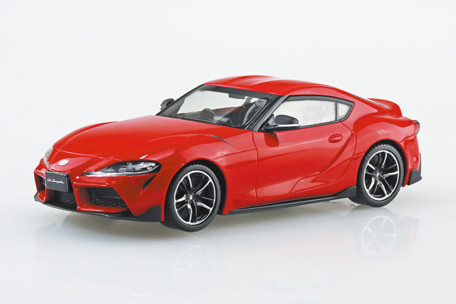 Aoshima 1/32 RakuPla Snap Kit No.13-PR Toyota GR Supra 2019 Prominence Red - Image 6