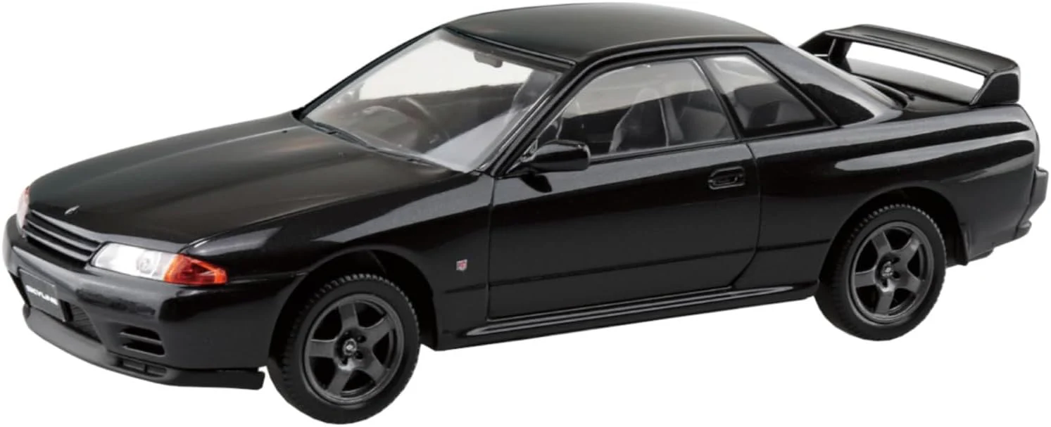 Aoshima 1/32 RakuPla Snap Kit No.14-BP Nissan R32 Skyline GT-R Black Pearl Metallic