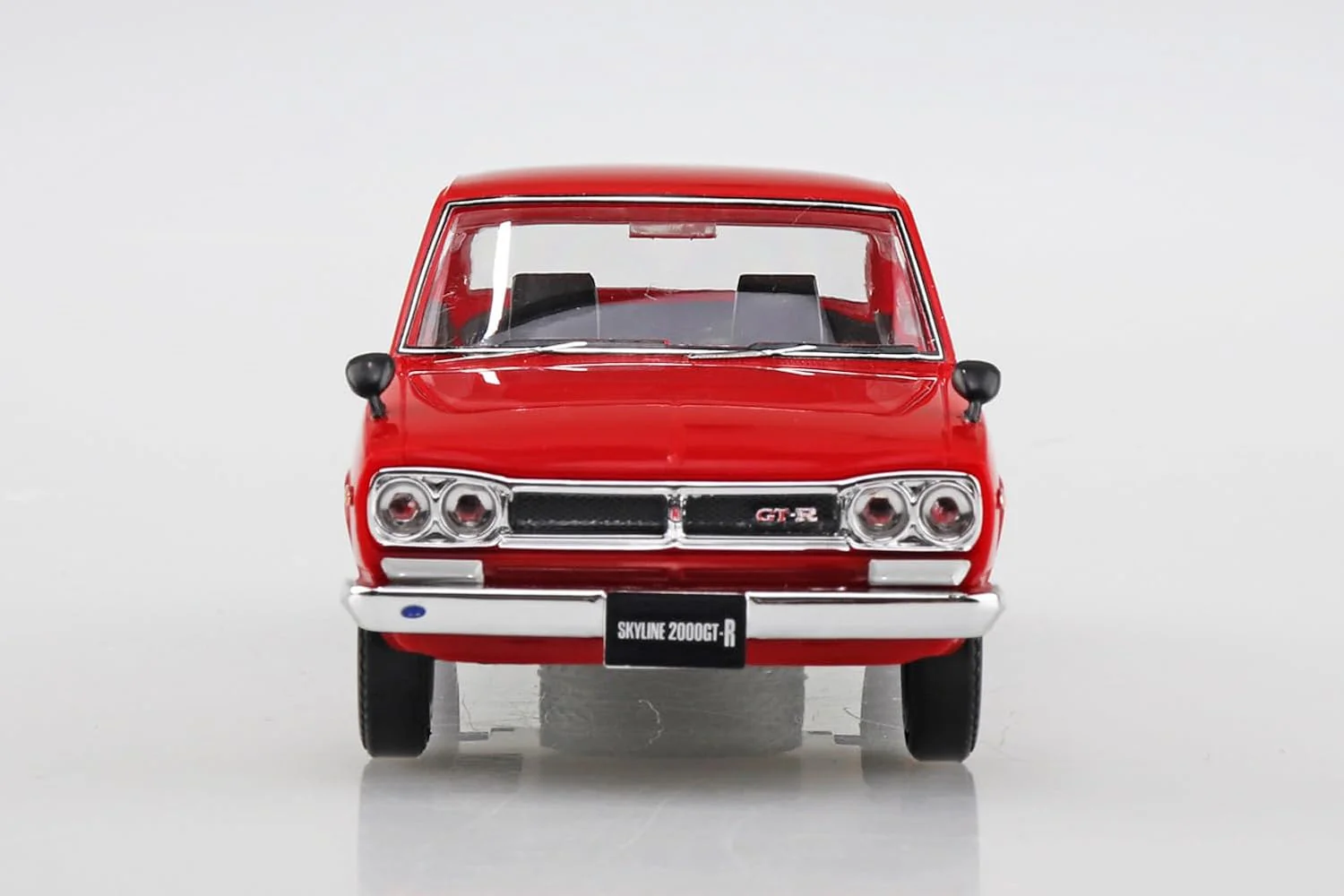 Aoshima 1/32 RakuPla Snap Kit No.16-RD Nissan C10 Skyline 2000GT-R (Red) - Image 5