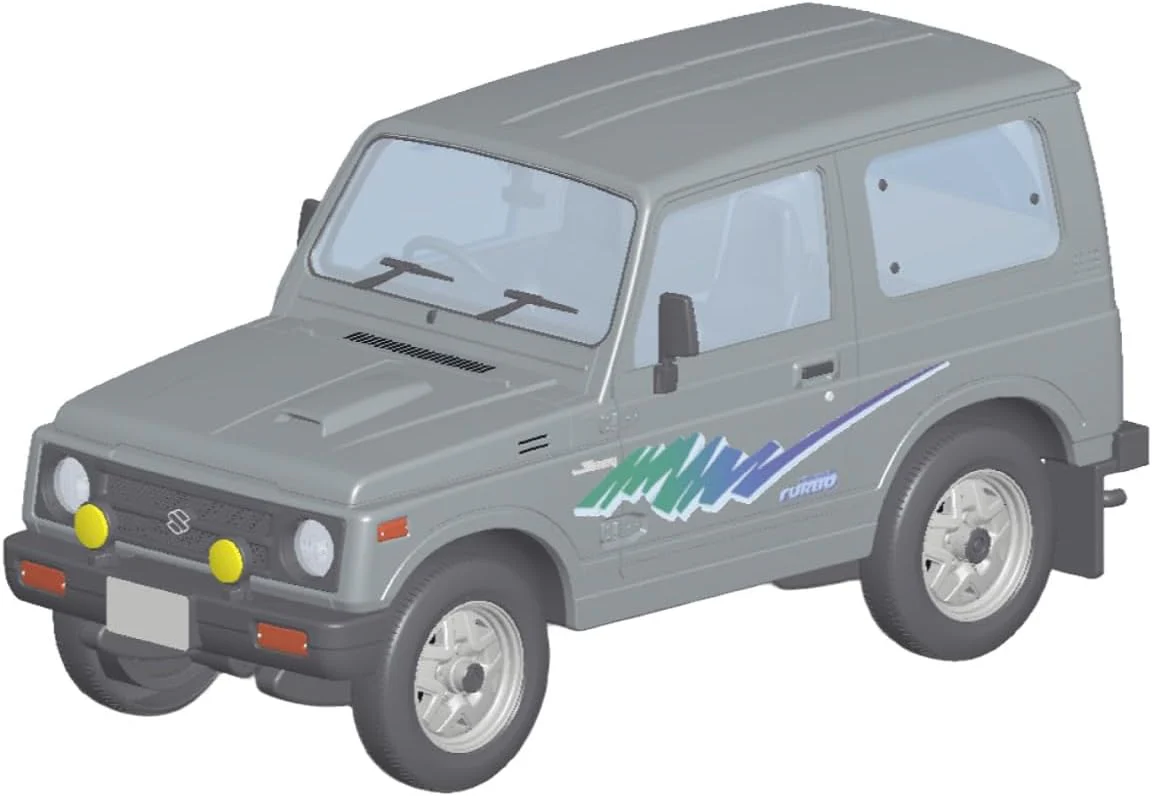 Aoshima 1/32 RakuPla Snap Kit No.18-CG Suzuki JA11 Jimny (Charcoal Gray Metallic)