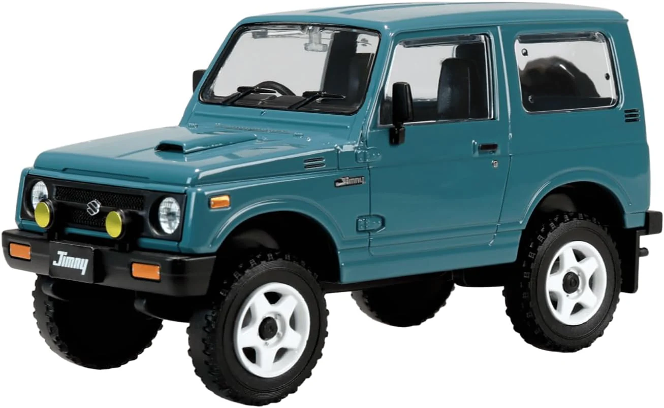 Aoshima 1/32 RakuPla Snap Kit No.18CU-BG Suzuki JA11 Jimny Custom Wheel (Blue Gray)
