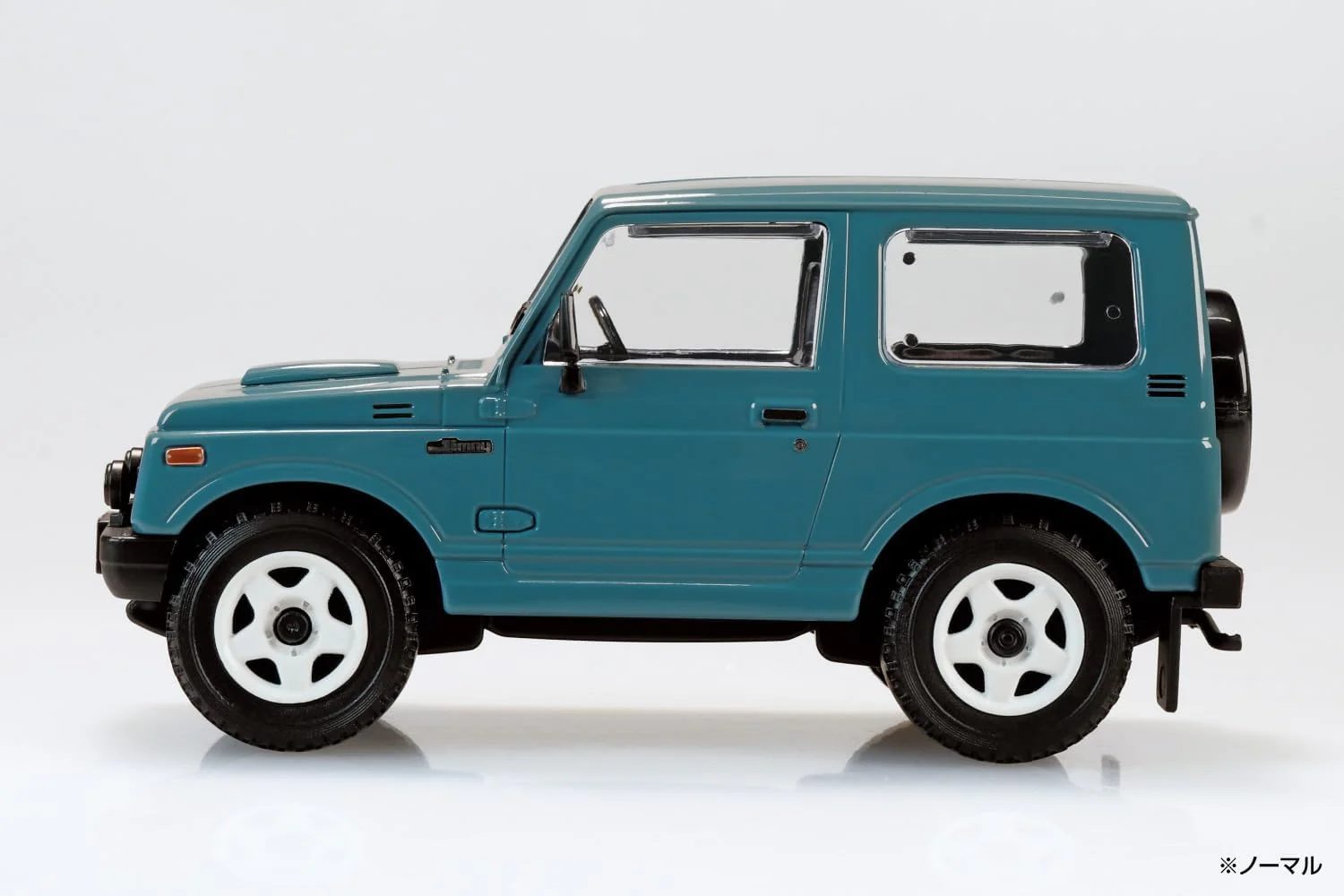 Aoshima 1/32 RakuPla Snap Kit No.18CU-BG Suzuki JA11 Jimny Custom Wheel (Blue Gray) - Image 4